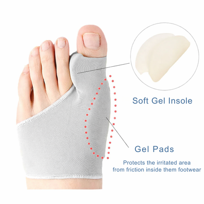 Orthopedic Toe Straightener for Bunion Relief and Big Toe Alignment with Soft Gel Cushion | Discreet Pain Relief Support Brace for Walking S