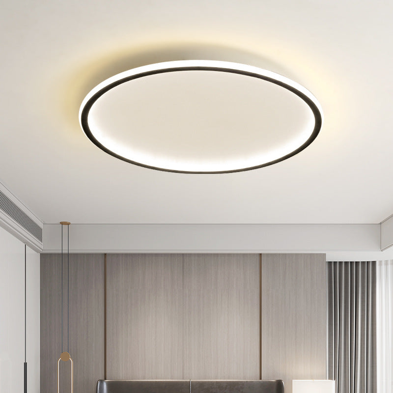 Halo Collection | Flush Mount Ceiling Light with Integrated LED | Scandinavian Minimalist Design for Modern Interiors