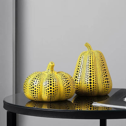 Hand-Painted Artistic Sculptures with Iconic Dot Design – Mico Ornament Collection
