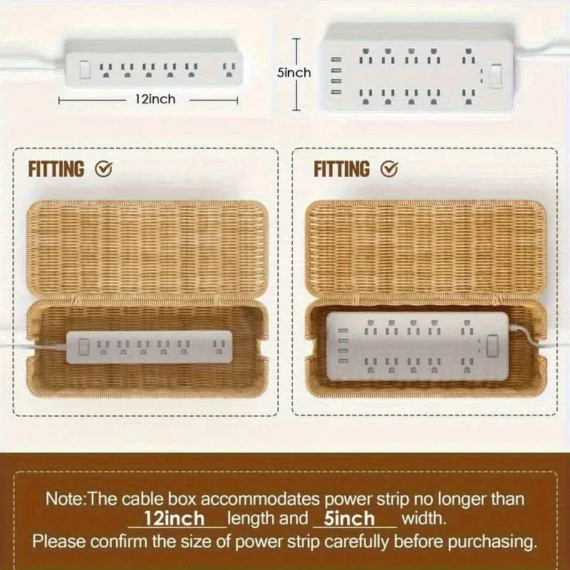 CABLENEST – Hand Woven Cable Organizer Box