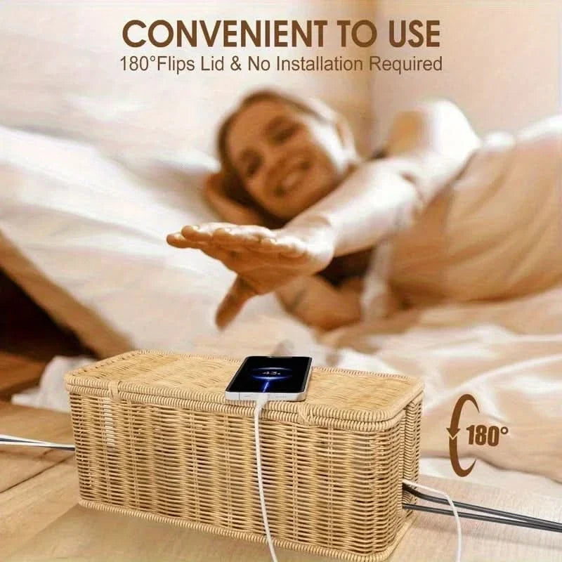 CABLENEST – Hand Woven Cable Organizer Box