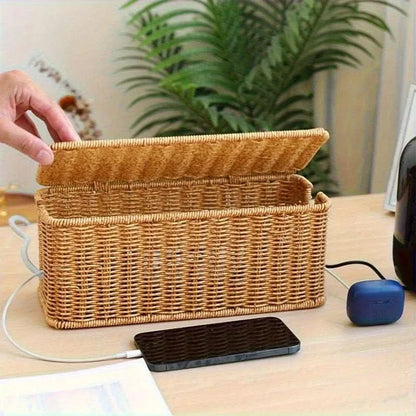 CABLENEST – Hand Woven Cable Organizer Box