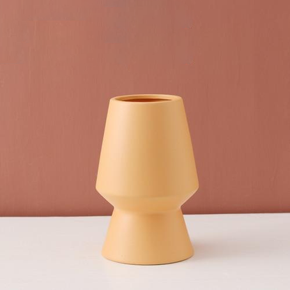 Handcrafted Bright Color Ceramic Flower Vase - Elegant Home Decor