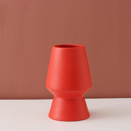 Handcrafted Bright Color Ceramic Flower Vase - Elegant Home Decor