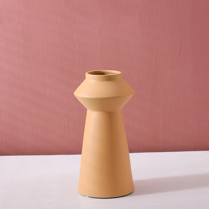 Handcrafted Bright Color Ceramic Flower Vase - Elegant Home Decor