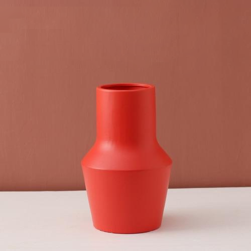 Handcrafted Bright Color Ceramic Flower Vase - Elegant Home Decor