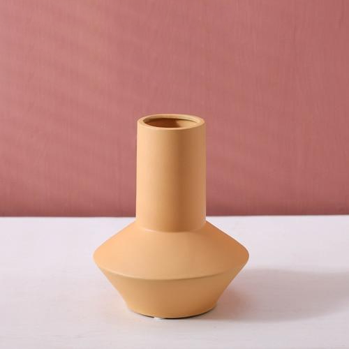 Handcrafted Bright Color Ceramic Flower Vase - Elegant Home Decor