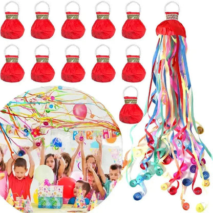 Biodegradable Celebration Streamers 16 ft Throw Length Mixed Colors for Weddings Birthdays Graduations Quiet Alternative to Confetti Indoor