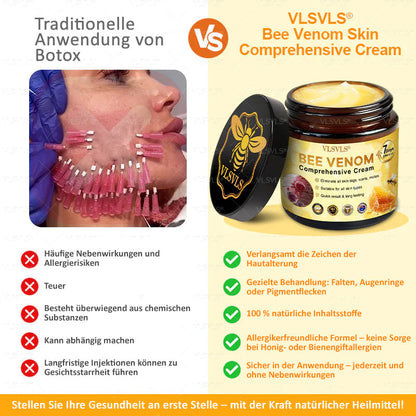 Crème anti-âge pour la cicatrisation et le renouvellement de la peau à base de peptides d'abeille
