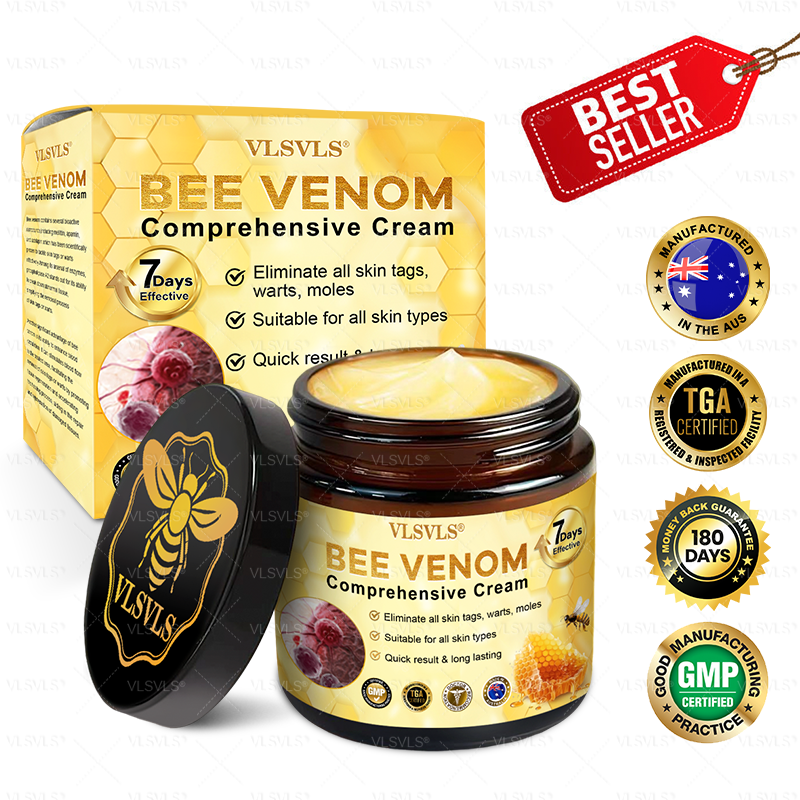 Crème anti-âge pour la cicatrisation et le renouvellement de la peau à base de peptides d'abeille