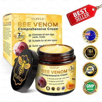 Crème anti-âge pour la cicatrisation et le renouvellement de la peau à base de peptides d'abeille
