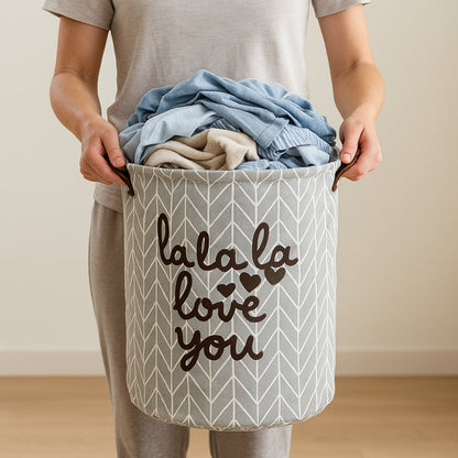 Haven Collapsible Laundry Basket - Durable Polyester, Foldable Design
