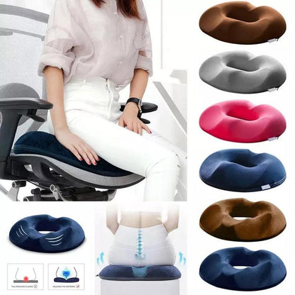 Haven Donut Pillow - Memory Foam Coccyx Cushion for Tailbone Pain Relief