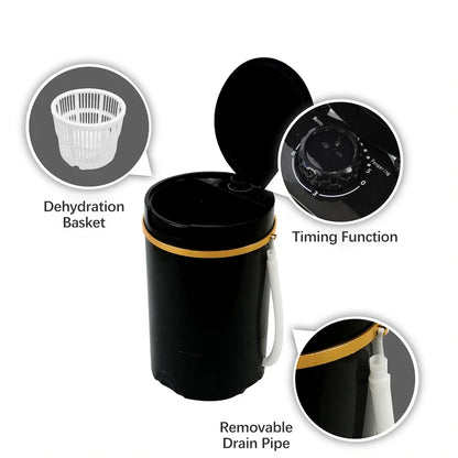 Compact Mini Washing Machine | Semi-Automatic Single Drum Design for Efficient Laundry