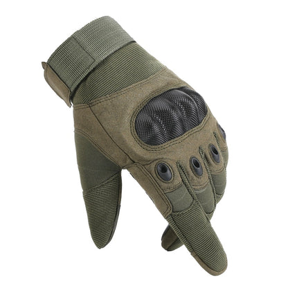 Tactical Touchscreen Gloves for Men – Full Finger Military Style Work Gloves with Adjustable Wrist Strap, Non-Slip Palm Padding for
