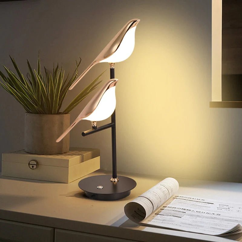 Metal Bird Wall Sconce LED Fixture Gold Decorative Light for Living Room Bedroom Hallway Modern Home Accent Lighting