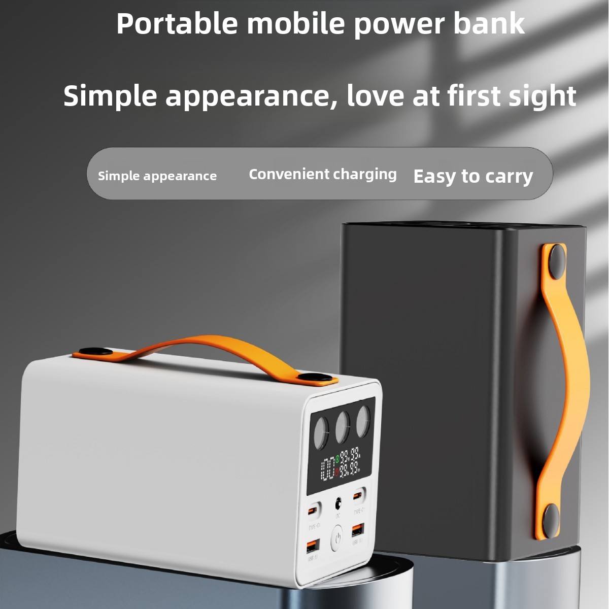 Ortekor Best Power Bank | Best Portable Charger with Fast Charging & Digital Display | High-Capacity Portable Power Bank for iPhone, Samsung & Android