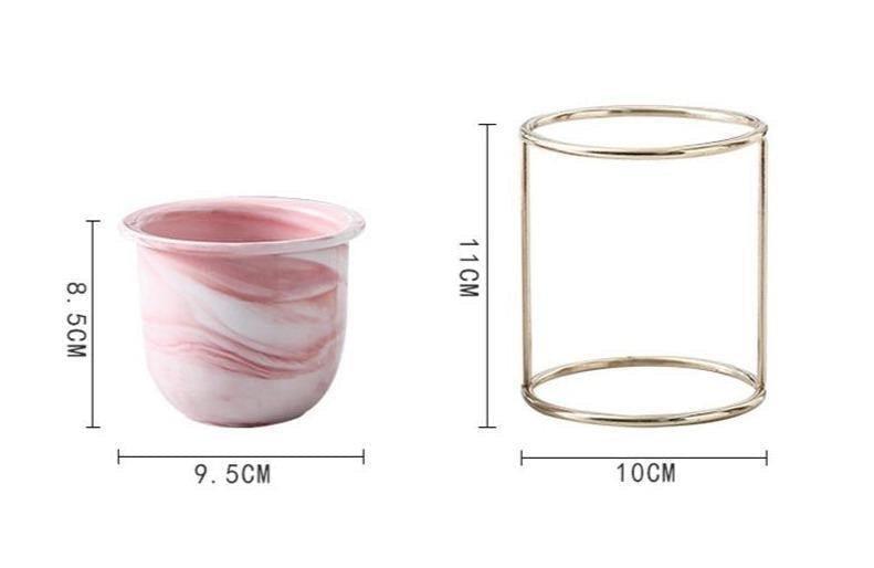 Regal Marble Ceramic Planter