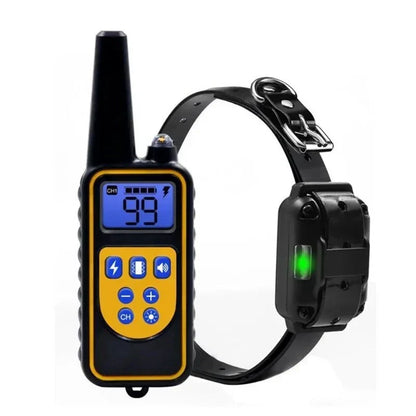 Rechargeable Remote Dog Training Collar with Vibration & Sound Modes – Waterproof E-Collar for All Breeds, 2600 ft Range