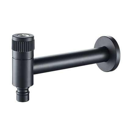 Wall-Mount Outdoor Garden Faucet | Cold Water Hose Spigot with Brass Valve & Stainless Steel Body for Yard, Patio & Balcony