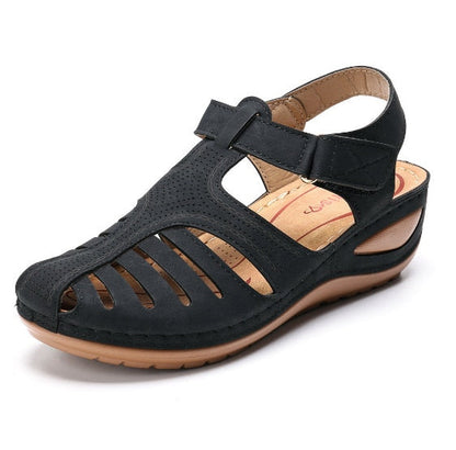 Orthopedic Leather Toe-Correcting Sandals for Women | Bunion Relief | Adjustable Arch Support Footwear | Casual Summer Walking Shoes for