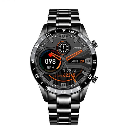 Advanced Fitness Tracker Smartwatch with Heart Rate Monitor, Blood Pressure Tracking & Bluetooth Calling for iPhone & Android