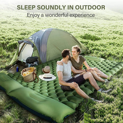 Essentiels de plein air | Matelas de couchage gonflable ultraléger avec revêtement en TPU | Matelas de couchage portable pour plus de confort et de praticité