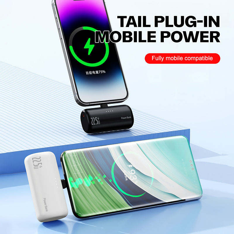 Ortekor Portable Charger Power Bank with Integrated Lightning Connector – Best Portable Charger Fast Charging Portable Power Bank for iPhone & USB Devices