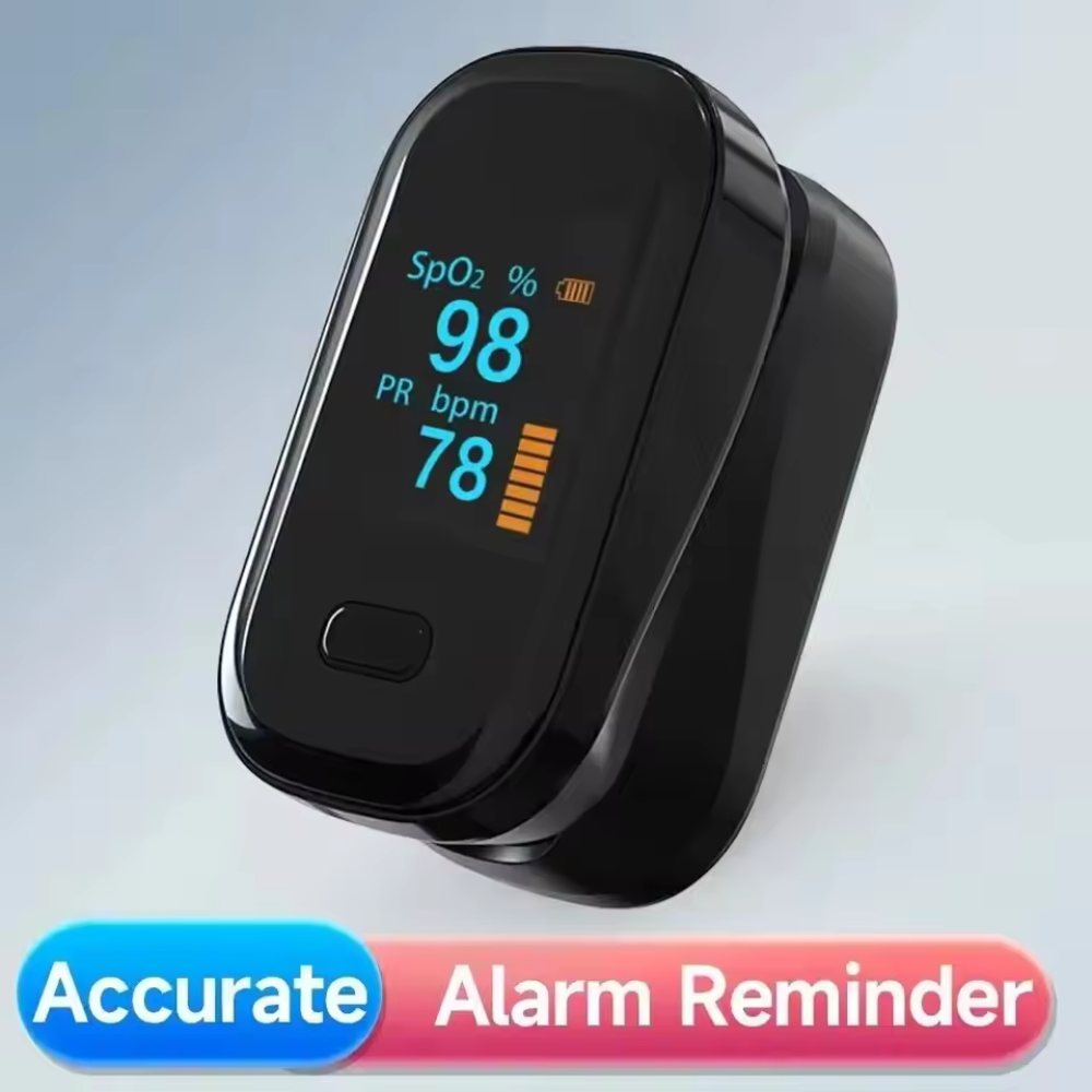 Oxymètre de pouls avec écran OLED | Design compact pour des mesures précises