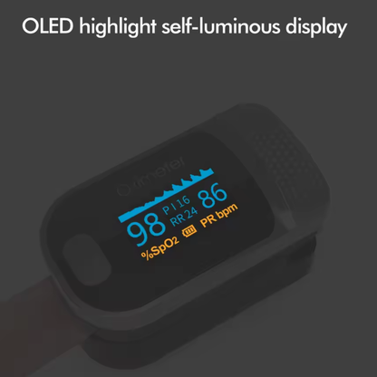 Oxymètre de pouls avec écran OLED | Conception compacte pour une surveillance nomade