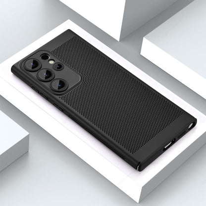 Cooling Phone Case for Samsung Galaxy – Heat-Dissipating TPU Protection with Camera Guard & Raised Edges for S22, S23, S24, S25, Note 20