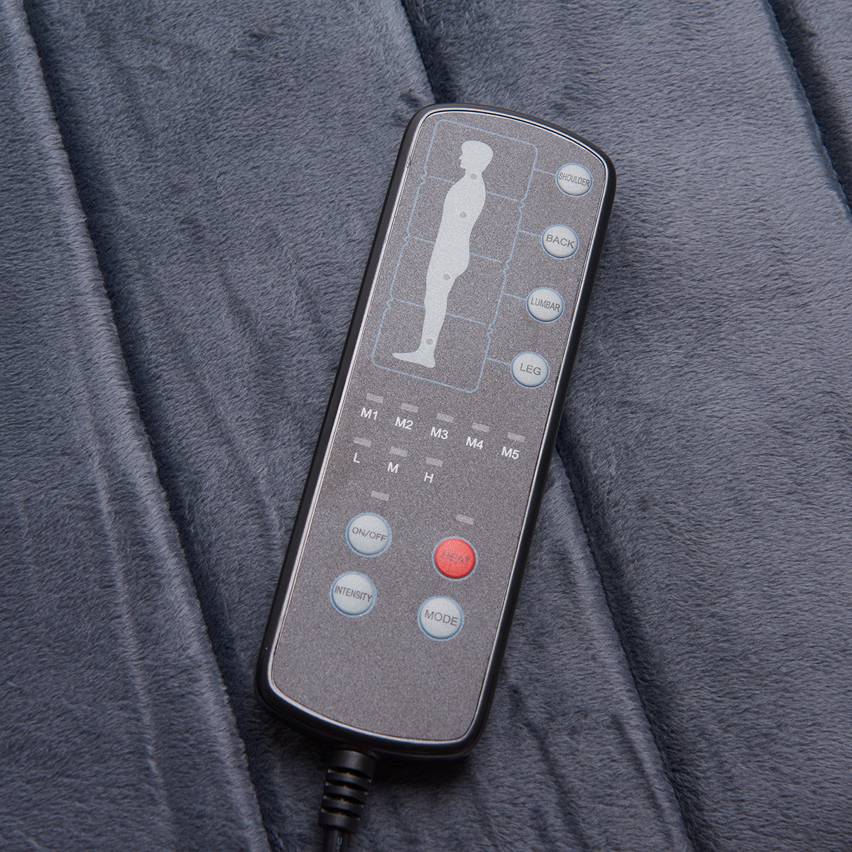 Matelas de massage corporel complet avec vibration électrique et thérapie par la chaleur