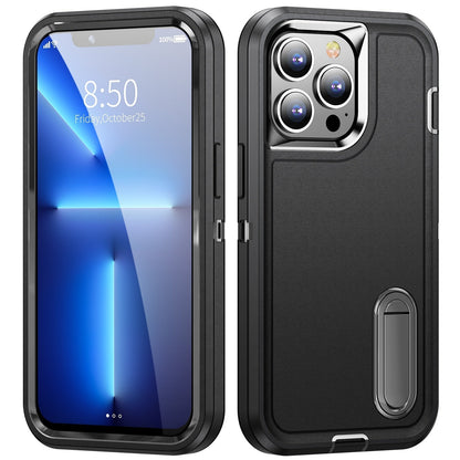 Rugged iPhone Case with Kickstand & Reinforced Corners for 14-17 Series | Drop Protection Armor Cover