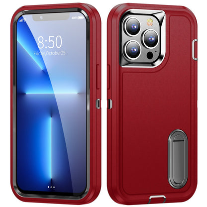 Rugged iPhone Case with Kickstand & Reinforced Corners for 14-17 Series | Drop Protection Armor Cover