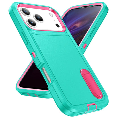 Rugged iPhone Case with Kickstand & Reinforced Corners for 14-17 Series | Drop Protection Armor Cover