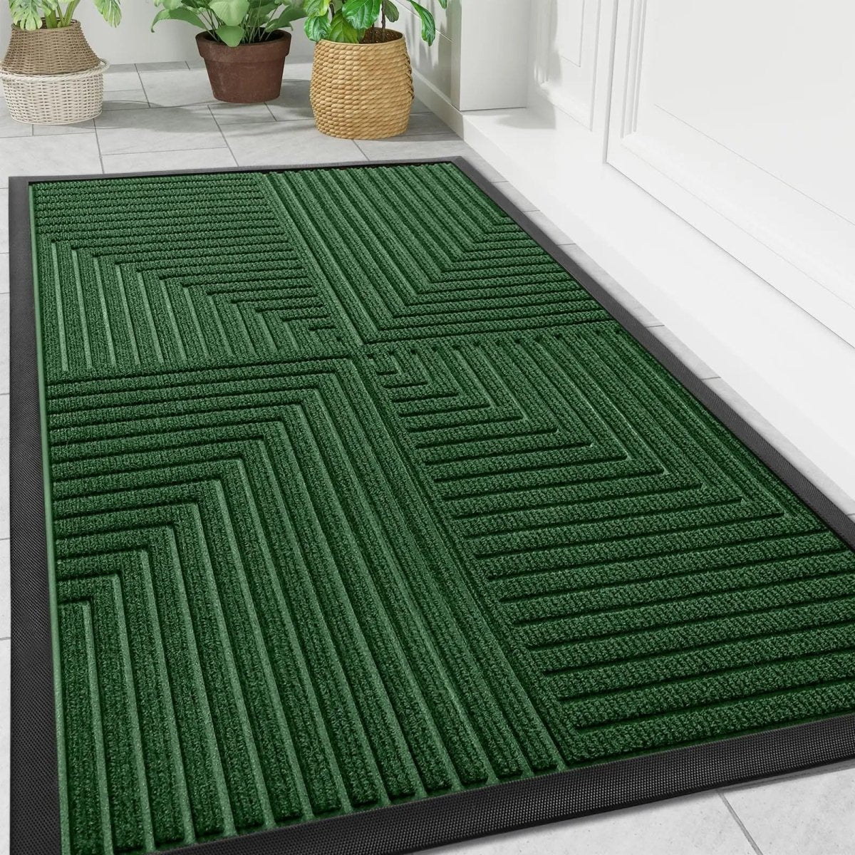 Tapis de sol antidérapant robuste Ortekor | Conception durable anti-salissures pour des entrées à fort trafic en toute sécurité