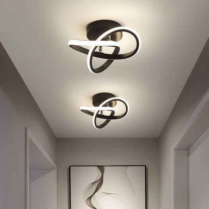 Adjustable LED Ceiling Light with Rotating Arms – Dimmable Modern Flush Mount Fixture for Living Room, Bedroom, Office & Kitchen