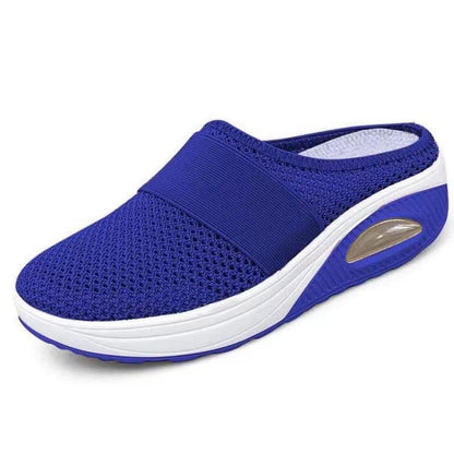 Women's Cushioned Walking Sneakers with Air Sole Technology for All-Day Comfort and Joint Support