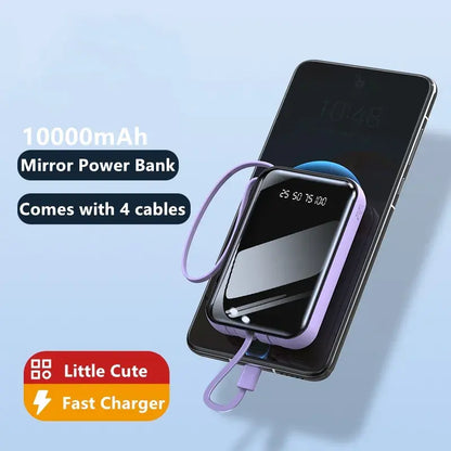 Ortekor Best Power Bank | Best Portable Charger with Integrated Cable Management & Digital Display | High-Capacity Portable Power Bank for iPhone, Samsung & Android