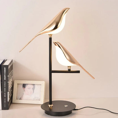 Metal Bird Wall Sconce LED Fixture Gold Decorative Light for Living Room Bedroom Hallway Modern Home Accent Lighting