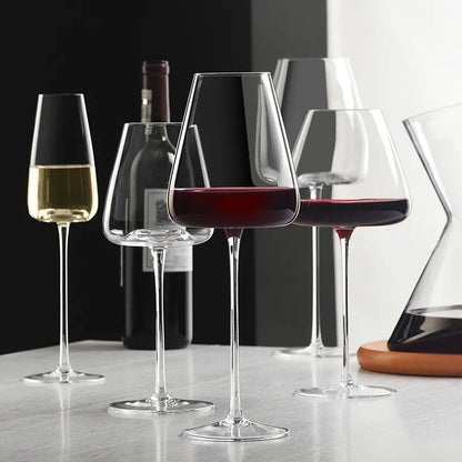 Elegant Crystal Wine Glass Set with Lead-Free Design | Luxurious Drinking Experience for Special Occasions