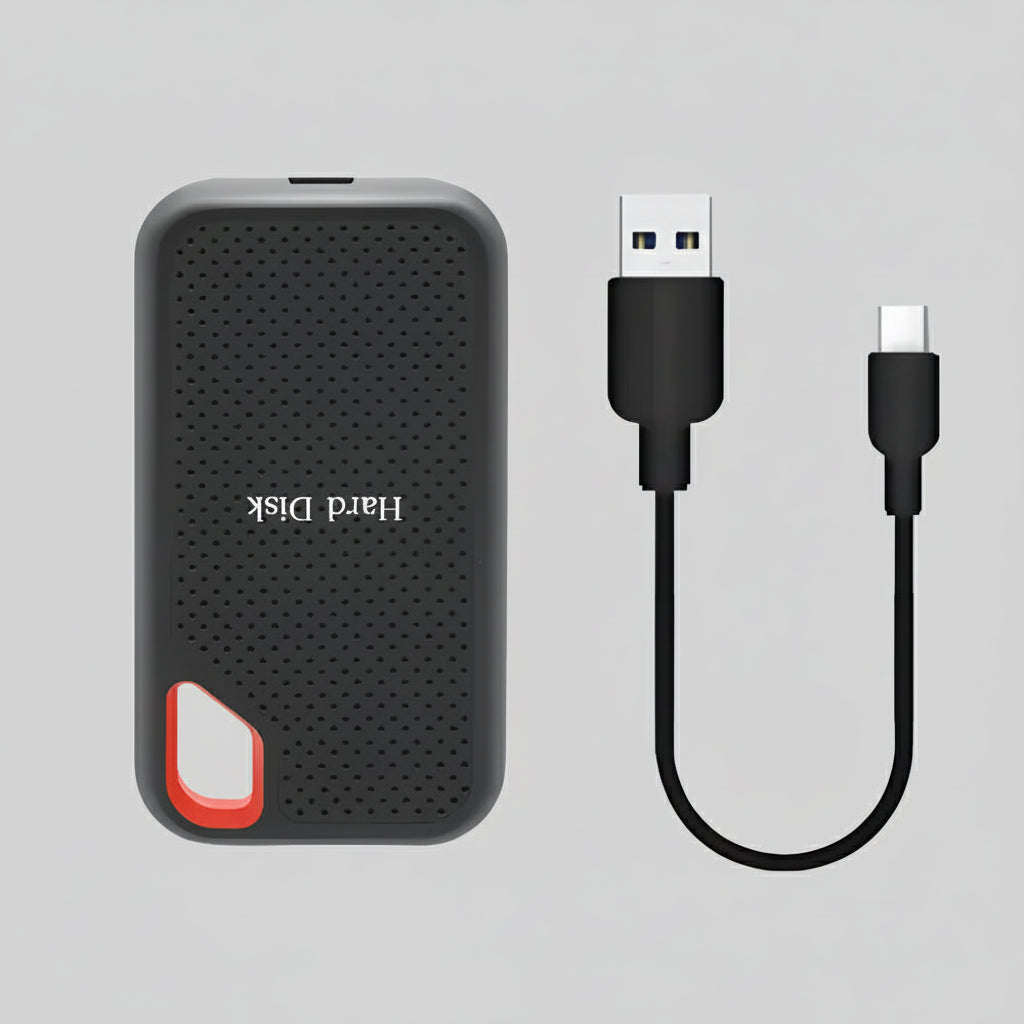 Portable SSD External Hard Drive USB C, External SSD 1TB 2TB 4TB for Laptop Desktop and Gaming Console, Portable Hard Drive