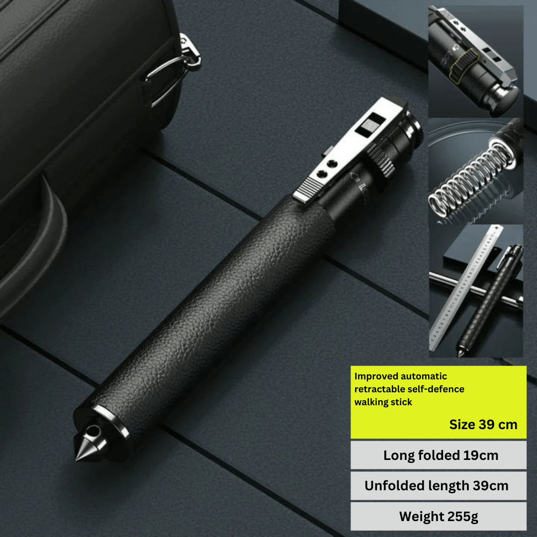 HikeShield | Adjustable Hiking Stick with Anti-Slip Handle | Lightweight & Compact for Outdoor Adventures