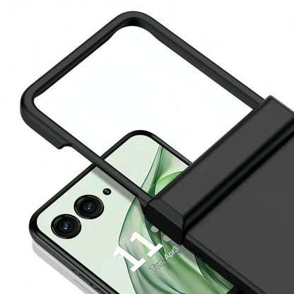 Protective Hard Shell Case for Foldable Phones with Full Hinge Coverage – Anti-Fingerprint Finish, Precision Fit, Raised Edges for Screen