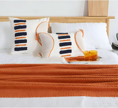 KnitCove | Couverture élégante en polaire tricotée avec intérieur en peluche | Confort douillet pour toutes les saisons