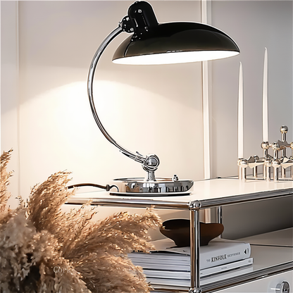 Adjustable Metal Task Lamp with Dome Shade for Home Office Desks Bedside Tables Study Rooms Reading Nooks Vintage Industrial Workspace Light
