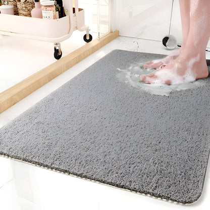 Non-Slip Shower Mat with Soft Cushioned Surface for Bathroom Safety and Comfort