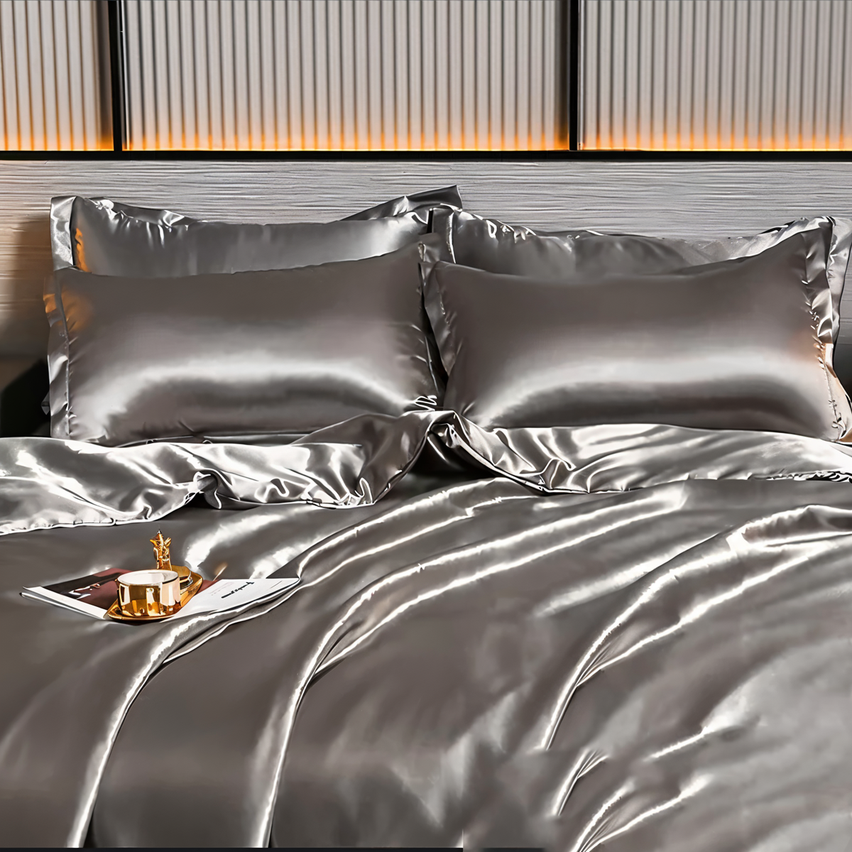 Couette en soie Ortekor SilkCloud | Literie en soie haut de gamme au confort respirant | Conception hypoallergénique pour un sommeil luxueux
