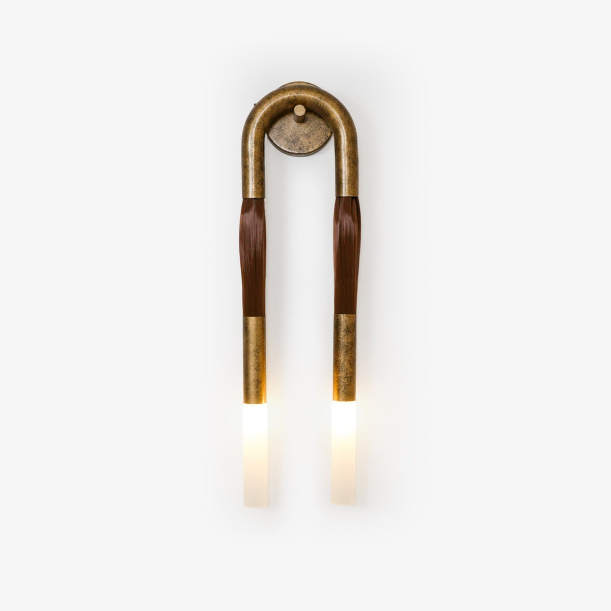 Metal Sconce Light 26 in with Flowing Fiber Design for Bedroom Living Room Hallway Ambient Lighting Decorative Accent Fixture Modern Home De