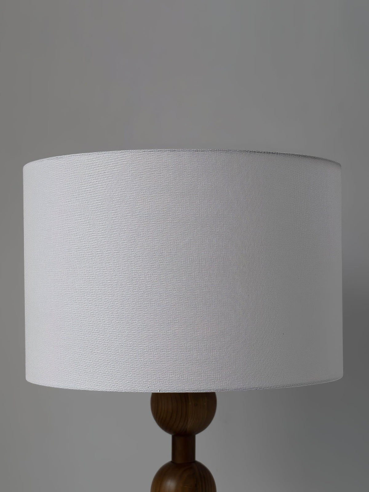 Lampadaire haut avec abat-jour blanc, 160 cm, base en bois naturel, éclairage d'appoint à intensité variable pour chambre, salon, coin lecture, décoration moderne